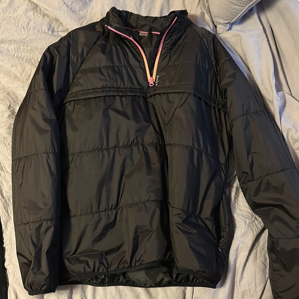 Gently Used Roxy Pull Over Quarter Zip Jacket (No… - image 1